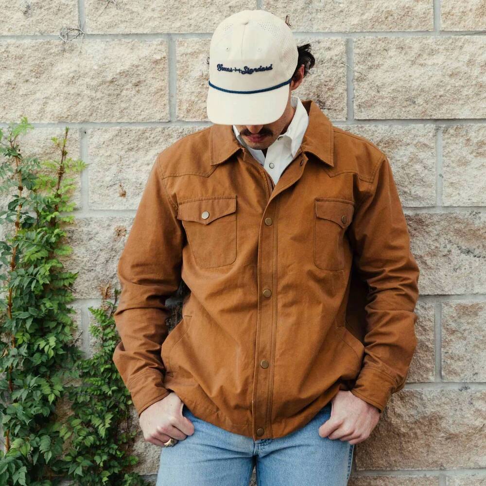 NEW TEXAS STANDARD waxed canvas field jacket - plus in brown